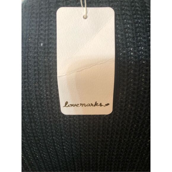 Lovemarks Anthropologie Lovemarks green loose knit sweater long sleeves with hol - Picture 8 of 9